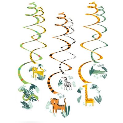 Διακοσμητικά Οροφής Swirls Get Wild 6 τεμ