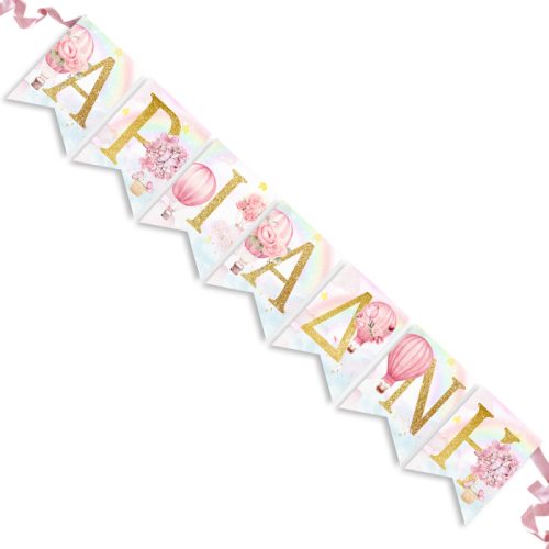 Σημαιάκια με όνομα Αερόστατο φλοράλ