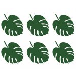 Διακοσμητικά πράσινα φύλλα 6 τεμ