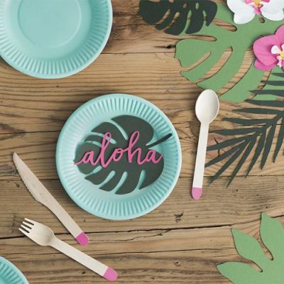 Διακοσμητικά Τροπικά φύλλα Aloha 6 τεμ