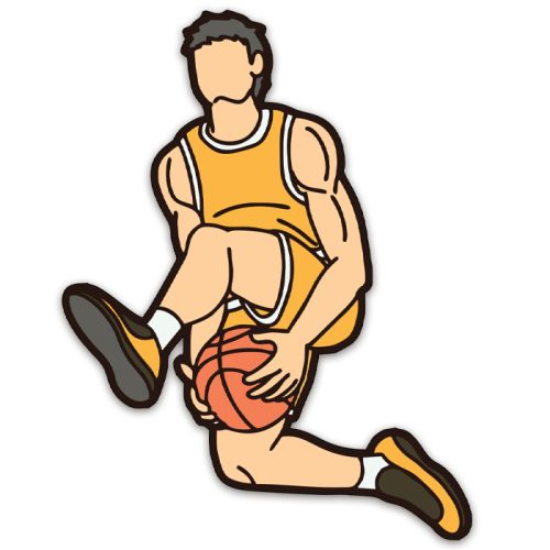 Διακοσμητική ξύλινη φιγούρα Μπάσκετ