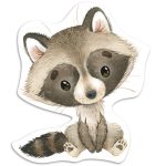 Διακοσμητική ξύλινη φιγούρα Ρακούν