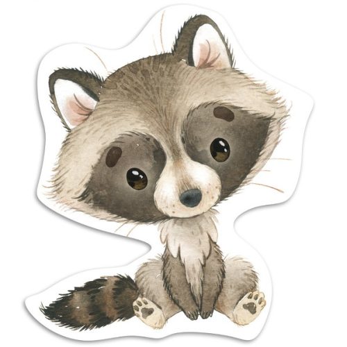 Διακοσμητική ξύλινη φιγούρα Ρακούν