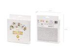 DIY Γιρλάντα με Μπαλόνια Άσπρο & Χρυσό 60 τεμ