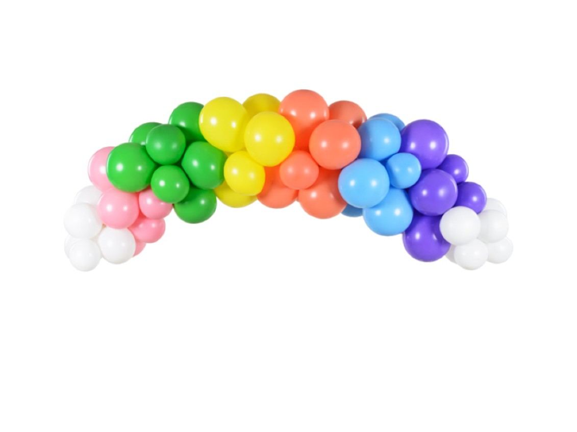 DIY Γιρλάντα με Μπαλόνια Rainbow 60 τεμ DIY Γιρλάντα με Μπαλόνια Rainbow 60 τεμ
