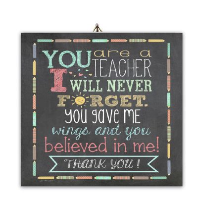 Ξύλινο καδράκι για Δάσκαλο Αγγλικών