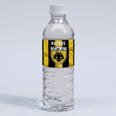 Ετικέτες για μπουκάλια νερού ΑΕΚ (8 τεμ)