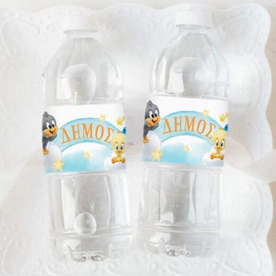 Ετικέτες για μπουκάλια νερού Baby Looney Tunes (8 τεμ)