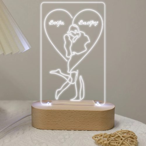 Φωτιστικό led & plexiglass - Couple in Love