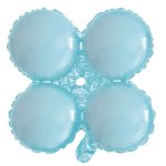 Γαλάζιο Foil Μπαλόνι 4πλο για γιρλάντα 40 cm