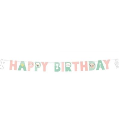 Γιρλάντα Happy Birthday Hello Pets