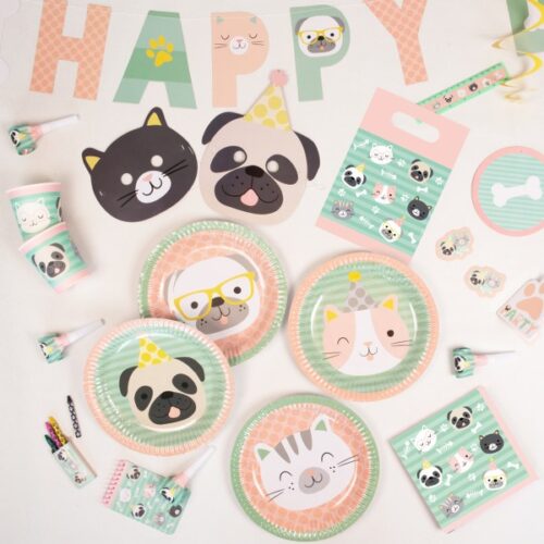 Γιρλάντα Happy Birthday Hello Pets