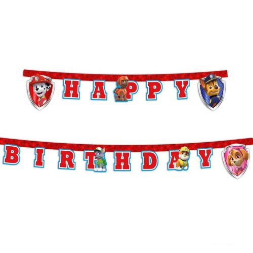 Γιρλάντα Happy Birthday Paw Patrol