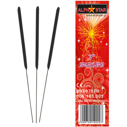 Ιριδίζοντα Sticks Sparklers 30s 10 τεμ