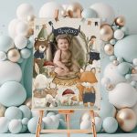 Καμβάς Βάπτισης με φωτογραφία Woodland