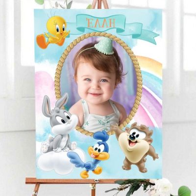 Καμβάς Βάπτισης Baby Looney Tunes