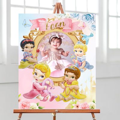 Καμβάς Βάπτισης baby Πριγκίπισσες