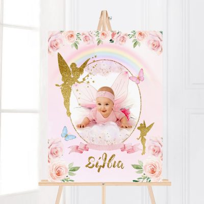 Καμβάς Βάπτισης χρυσή Νεράιδα