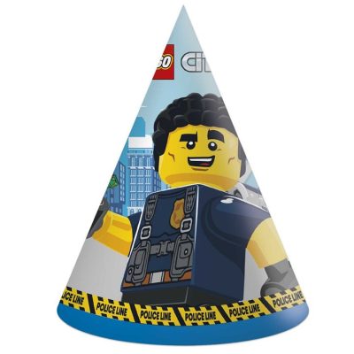 Καπέλα πάρτυ Lego City 6 τεμ