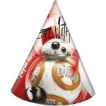 Καπέλα πάρτυ Star Wars Episode 8 6 τεμ