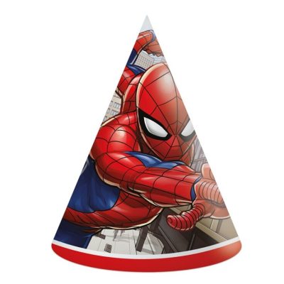 Καπελάκια πάρτι Spiderman - Crime Fighter 6 τεμ