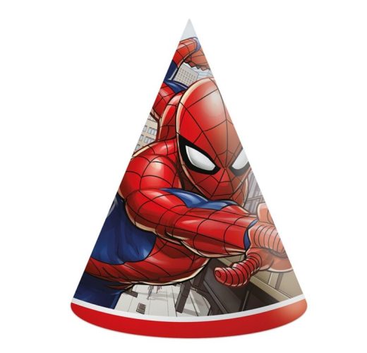 Καπελάκια πάρτι Spiderman - Crime Fighter 6 τεμ
