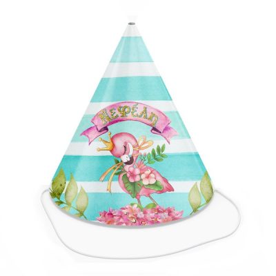Καπελάκια πάρτυ Φλαμίνγκο (4 τεμ)