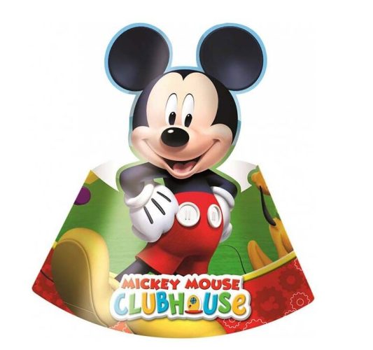Καπελάκια Playful Mickey με αυτάκια 6 τεμ