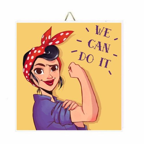 Καδράκι Girl Power - We can do it