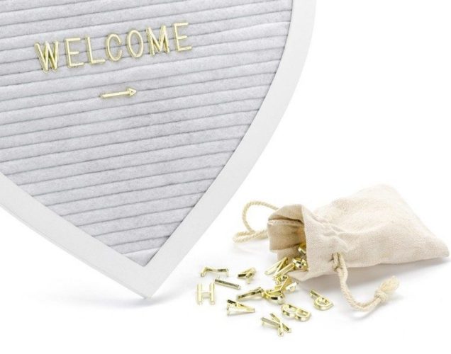 Καρδιά - Πίνακας με Γράμματα