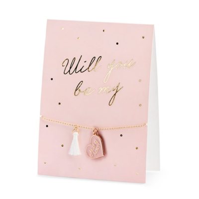 Κάρτα με Βραχιόλι Will you be my Maid of Honor