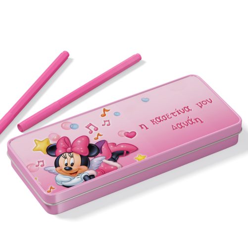 Κασετίνα με όνομα - Minnie Mouse