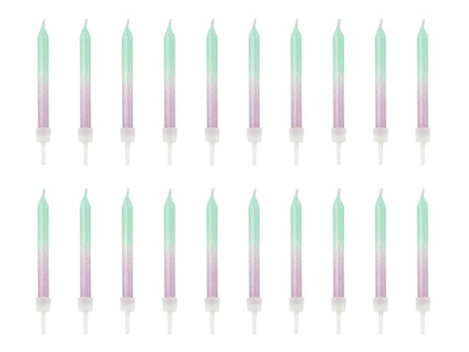 Κεράκια Όμπρε 20 τεμ