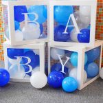 Κουτιά διακόσμησης για μπαλόνια – BABY