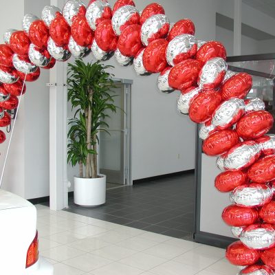 Κόκκινο Foil Μπαλόνι 4πλο για γιρλάντα 40 cm