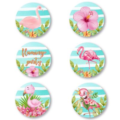 Κονκάρδες Φλαμίνγκο (6 τεμ)