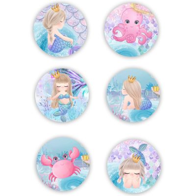 Κονκάρδες Γοργόνα (6 τεμ)