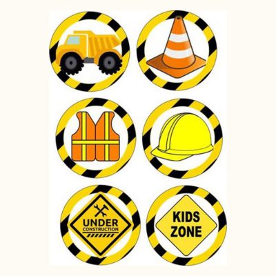 Σετ κονκάρδες Under Construction (6 τμχ)