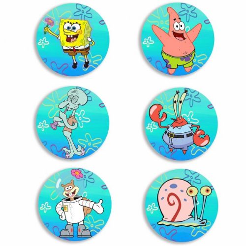 Κονκάρδες Μπόμπ Σφουγγαράκης (6 τεμ)