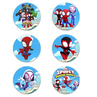 Κονκάρδες Spidey (6 τεμ)