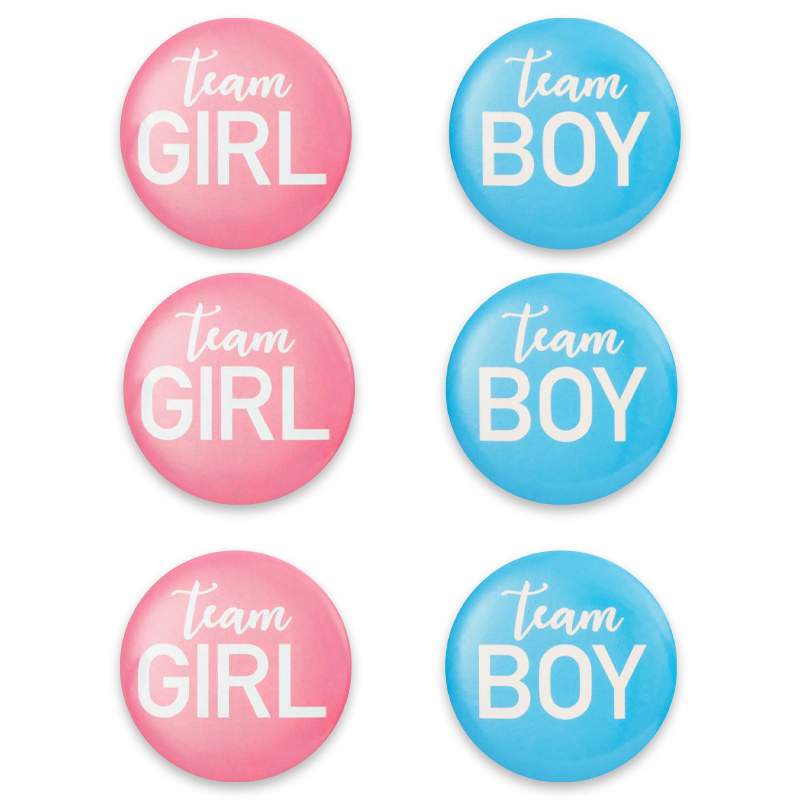 Κονκάρδες Team Girl-Team Boy (6 τεμ) Κονκάρδες Team Girl-Team Boy (6 τεμ)