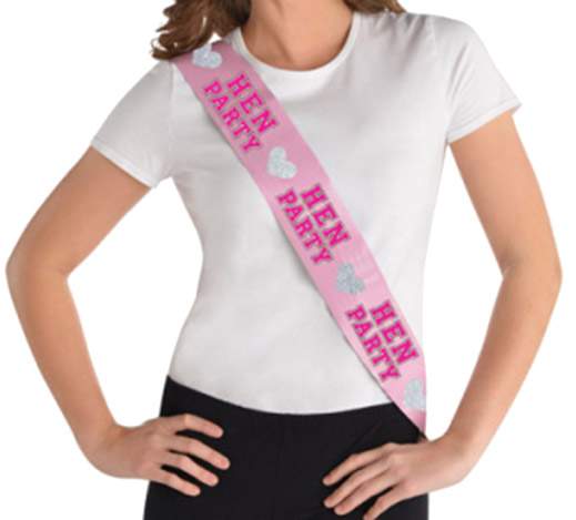 Κορδέλες Hen Party με γκλίτερ 8 τεμ