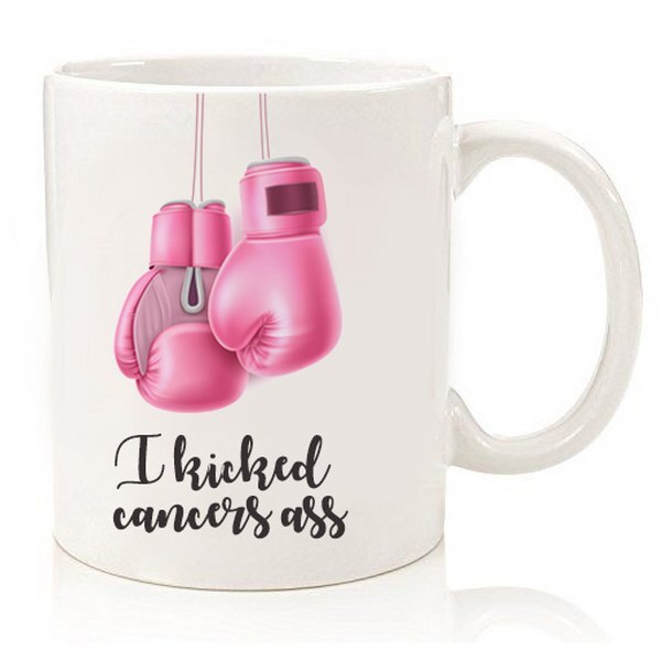 Κούπα "I Kicked Cancer's Ass"🎗️ Κούπα "I Kicked Cancer's Ass"🎗️