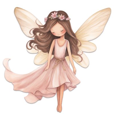 Ξύλινη διακοσμητική φιγούρα Νεραϊδοχώρα