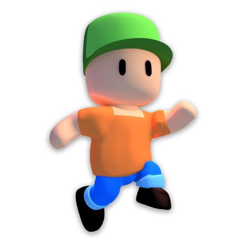 Ξύλινη διακοσμητική φιγούρα Stumble Guys