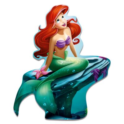 Ξύλινη διακοσμητική φιγούρα Γοργόνα Άριελ