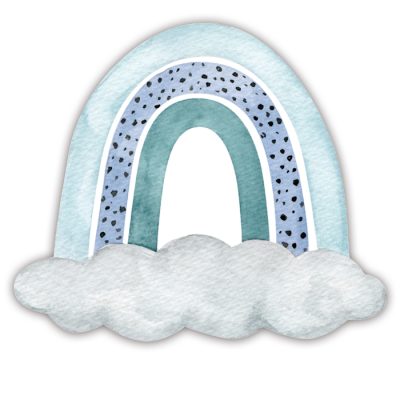 Ξύλινη φιγούρα Ουράνιο Τόξο αγόρι (σχέδιο 1)