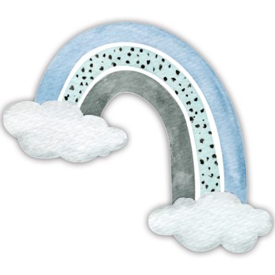 Ξύλινη φιγούρα Ουράνιο Τόξο αγόρι (σχέδιο 3)