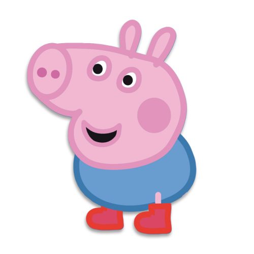 Ξύλινη φιγούρα Πέππα το Γουρουνάκι - George