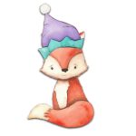 Ξύλινη χριστουγεννιάτικη φιγούρα Αλεπουδίτσα